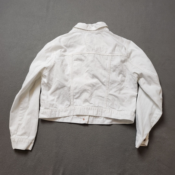 Old navy white denim jacket Sx XL - Picture 8 of 11